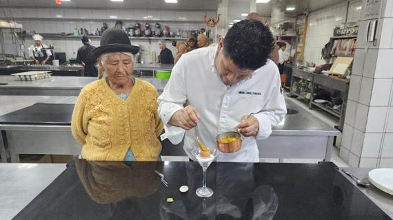 El chef boliviano Miguel Ángel Figueroa pretende cautivar con su galería de sabores