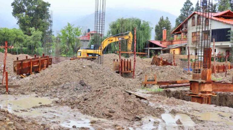 Avanzan las obras del hospital de Tiquipaya