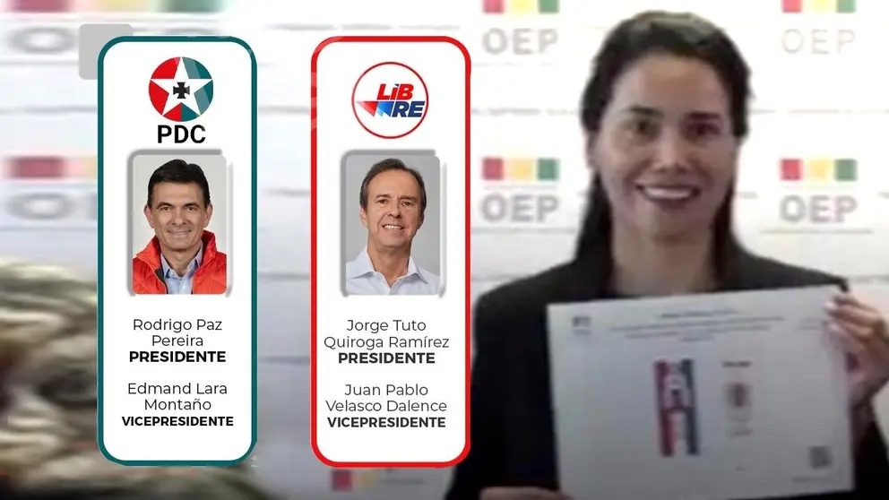 TSE sortea orden de candidatos en papeleta: Rodrigo va a la izquierda y Tuto, en la derecha